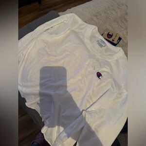 women’s long sleeve champion cropped top